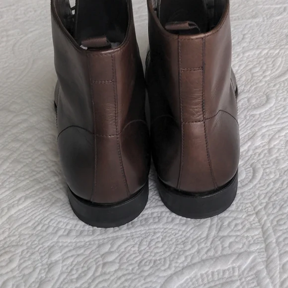 Prada Men's Brown Lace-up Boots